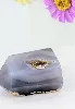 bague en 2 ors sertie d'un petit diamant or 750 millième (18 ct) 1,12g