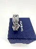 bague swarovski cocktail dextera en cristaux et métal rhodié forme octogonale