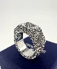 bague swarovski cocktail dextera en cristaux et métal rhodié forme octogonale