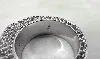 bague swarovski cocktail dextera en cristaux et métal rhodié forme octogonale