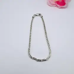 bracelet en argent maille corde l18cm argent 925 millième (22 ct) 2,22g