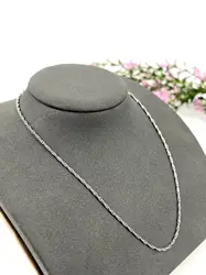 chaîne en argent maille singapour l43,5cm argent 925 millième (22 ct) 2,61g