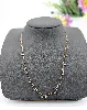collier drapé avec des billes en 3 ors or 375 millième (9 ct) 2,09g