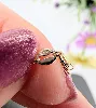 collier drapé avec des billes en 3 ors or 375 millième (9 ct) 2,09g