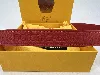 collier pour chien dolce gabbana fefé en cuir rouge-orangé