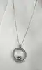 collier swarovski creativity circle en cristaux et métal rhodié