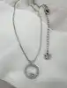collier swarovski creativity circle en cristaux et métal rhodié