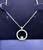 collier swarovski creativity circle en cristaux et métal rhodié