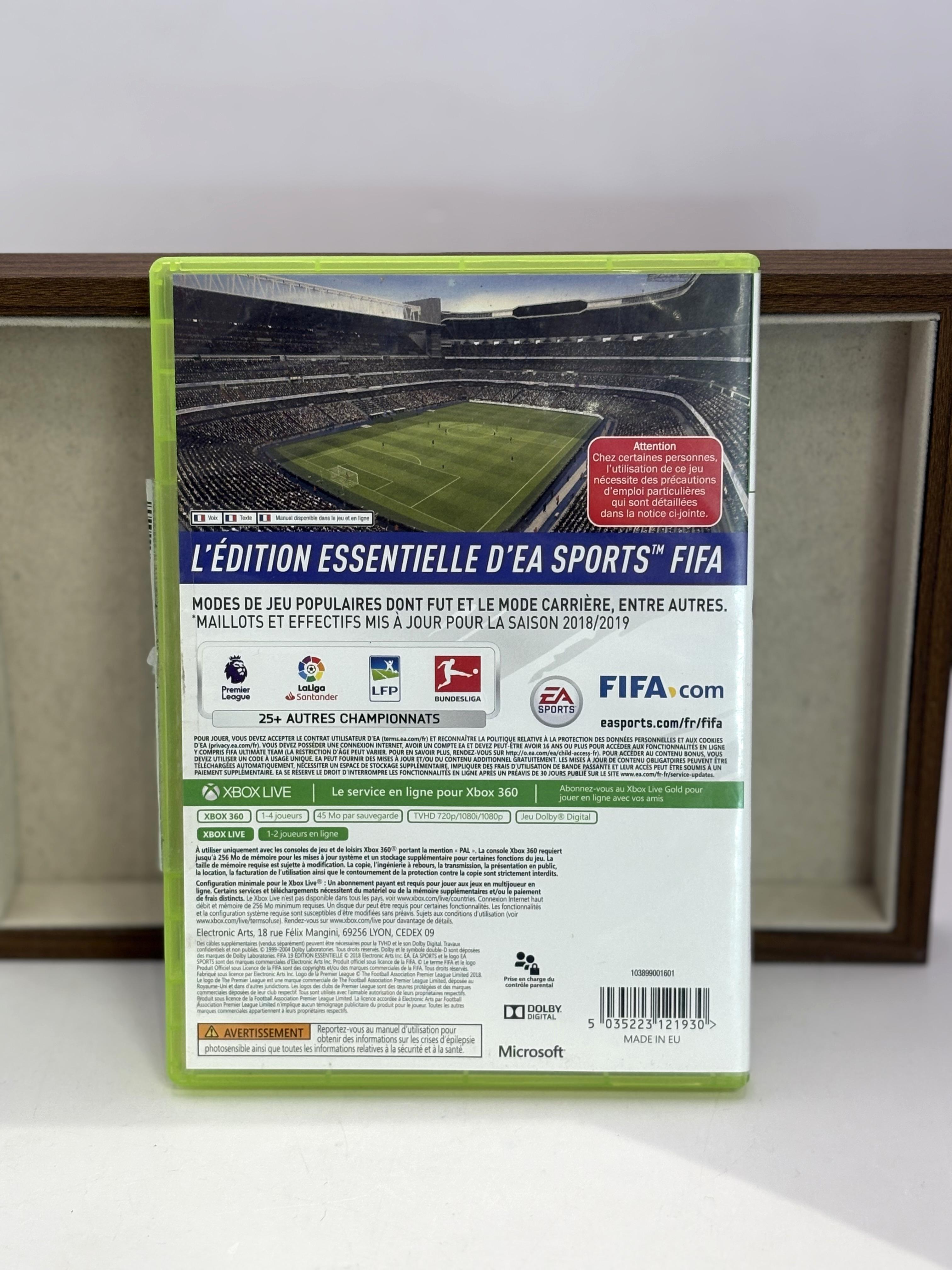 Jeu Xbox 360 Fifa 19