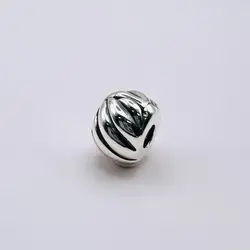 pandora charm clip côtelé  argent 925 millième (22 ct) 2,14g