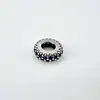 pandora charm espaceur orné de pierres bleues argent autre 1,01gt