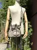 sac à bandoulière lancel premier flirt (1er flirt) en cuir taupe et noir
