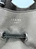sac à bandoulière lancel premier flirt (1er flirt) en cuir taupe et noir