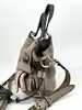 sac à bandoulière lancel premier flirt (1er flirt) en cuir taupe et noir