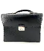 seviette / porte-document s,t, dupont line d en cuir noir