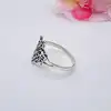 bague en argent anneau à motifs spirales t60,5 argent 925 millième (22 ct) 1,62g