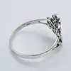 bague en argent anneau à motifs spirales t60,5 argent 925 millième (22 ct) 1,62g