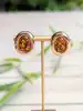 boucles d'oreilles labriola en clips chacune sertie d'une citrine facettée or 750 millième (18 ct) 11,60g