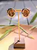 boucles d'oreilles labriola en clips chacune sertie d'une citrine facettée or 750 millième (18 ct) 11,60g