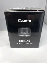 canon rf - s 18 - 45mm f/4.5 - 6.3 is stm