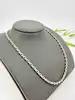 chaîne en argent grosse maille forçat l70cm argent 800 millième (19 ct) 38,87g
