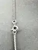 chaîne en argent maille gourmette l52cm argent 925 millième (22 ct) 4,94g