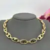 collier ras du cou grosse maille marine vermeil l40cm argent 925 millième (22 ct) 66,50g