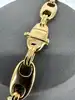 collier ras du cou grosse maille marine vermeil l40cm argent 925 millième (22 ct) 66,50g