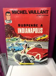 livre michel vaillant - tome 11 - suspense à indianapolis