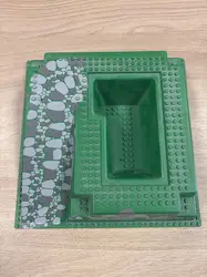 plaque lego relief
