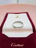bague cartier love en platine 950 petit modèle (largeur 3,6mm) platine 950 millième (23 ct) 4,74g