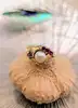 bague cocktail motifs végétaux ornée d'une perle de culture et 3 rubis syntéthiques or 750 millième (18 ct) 3,59g