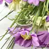bague en argent ornée d'oxydes t57 argent 925 millième (22 ct) 2,38g
