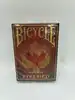 bicycle - jeu de 54 cartes à jouer - collection creatives - fyrebird - magie / carte magie, rouge et or