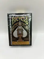 bicycle - jeu de 54 cartes à jouer - collection ultimates - architectural wonders of the world - magie / carte magie