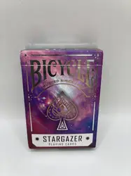 bicycle - jeu de 54 cartes à jouer - stargazer 201 - jeu emblématique - magie/carte magie, violet