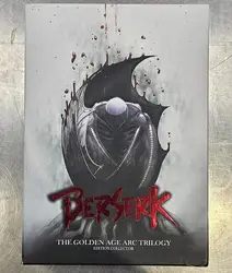 blu-ray coffret berserk, l'âge d'or 3 films : l'oeuf du roi conquérant ; la bataille de doldrey ; l'avent