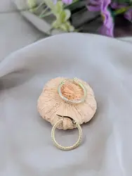 boucles d'oreilles créoles motifs martelés or 750 millième (18 ct) 1,14g