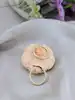 boucles d'oreilles créoles motifs martelés or 750 millième (18 ct) 1,14g