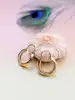boucles d'oreilles limé en or rose  or 750 millième (18 ct) 1,48g