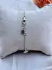 bracelet en argent avec 5 charm l16-18cm argent 925 millième (22 ct) 2,64g