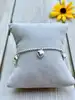 bracelet en argent avec 6 pendentifs en forme de coeur l18cm argent 925 millième (22 ct) 5,46g