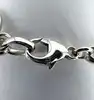 bracelet thomas sabo avec 3 charms ( rouge à lèvres, coeur, flacon de vernis à ongles ) argent 925 millième (22 ct) 16,46g