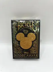 cartes à jouer bicycle - jeu de cartes ultimates - mickey doré