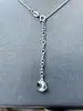 chaîne argent maille forçat fine avec pendentif argent 925 millième (22 ct) 2,11g