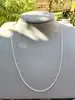 chaîne argent maille forçat fine l50,5cm argent 925 millième (22 ct) 2,13g
