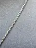 chaîne argent maille forçat fine l50,5cm argent 925 millième (22 ct) 2,13g