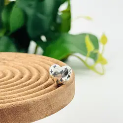 charm pandora coeur serti de zircones étoile bleues argent 925 millième (22 ct) 4,01g