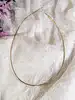 collier cable en 2 ors avec une face maille matelée et une face en maille serpent or 750 millième (18 ct) 7,44g