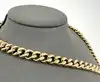 collier chaîne a.p.c. maille gourmette en laiton doré l52cm